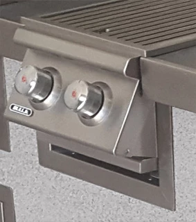 BULL Einbau Blende Seitenbrenner Double / Edelstahl 1 BULL Einbau Blende Seitenbrenner Double / Edelstahl