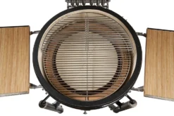 Monolith Grill LeChef Red Mit Gestell Und Seitentischen MG23R - Set - Auslaufmodell -Grill Verkaufs-Shop monolith lechef grillroste 201030 black