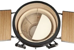 Monolith Grill LeChef Red Mit Gestell Und Seitentischen MG23R - Set - Auslaufmodell -Grill Verkaufs-Shop monolith lechef innenaufbau 201030