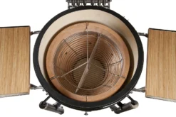 Monolith Grill LeChef Red Mit Gestell Und Seitentischen MG23R - Set - Auslaufmodell -Grill Verkaufs-Shop monolith lechef kohlekorb geteilt 201030