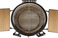 Monolith Grill LeChef Red Mit Gestell Und Seitentischen MG23R - Set - Auslaufmodell -Grill Verkaufs-Shop monolith lechef roste 201030 black