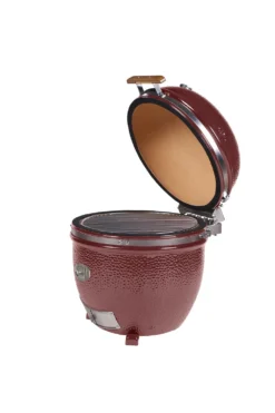 Monolith Grill LeChef Red Ohne Gestell Und Seitentische MG23RNC - Set -Grill Verkaufs-Shop monolith lechef seite offen 201031 red