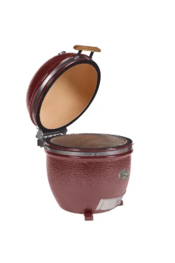 Monolith Grill LeChef Red Ohne Gestell Und Seitentische MG23RNC - Set -Grill Verkaufs-Shop monolith lechef seitlich offen 201031 red