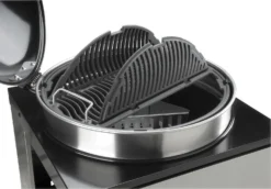 Napoleon Holzkohlegrill Kugelgrill Ø 57cm Im Rollwagen Mit Gussrost Und Deckelscharnier PRO22K-Cart-2 -Grill Verkaufs-Shop napoleon grillrost hochgeklappt PRO22K CART 2