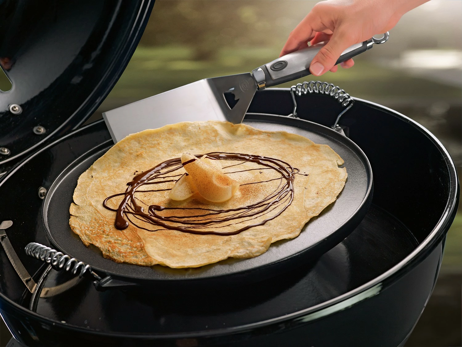 Outdoorchef Gussplatte / Grillplatte Rund Ø 39cm 2 Outdoorchef Gussplatte / Grillplatte Rund Ø 39cm – Bild 2